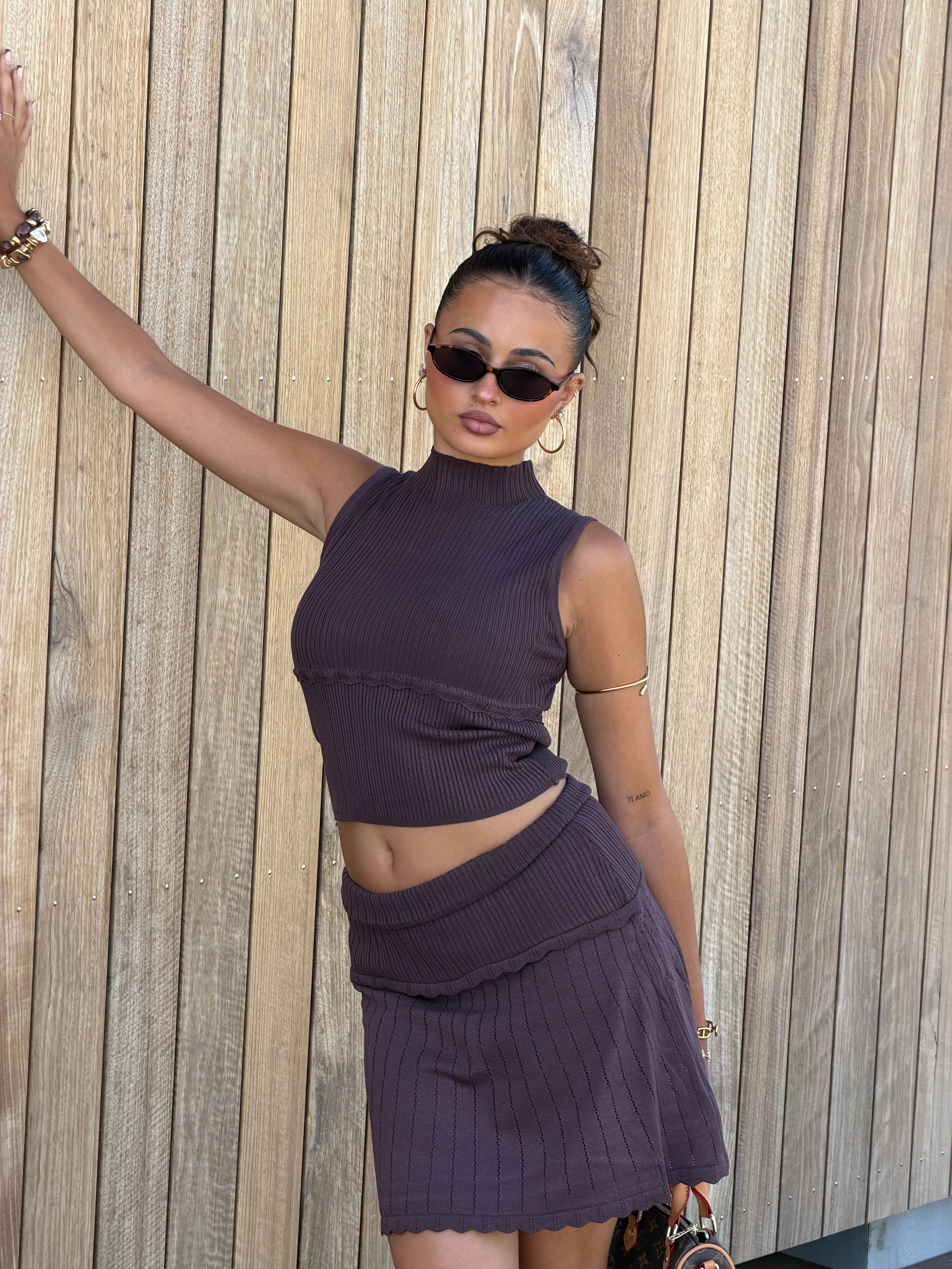 TESS TWO PIECE BROWN