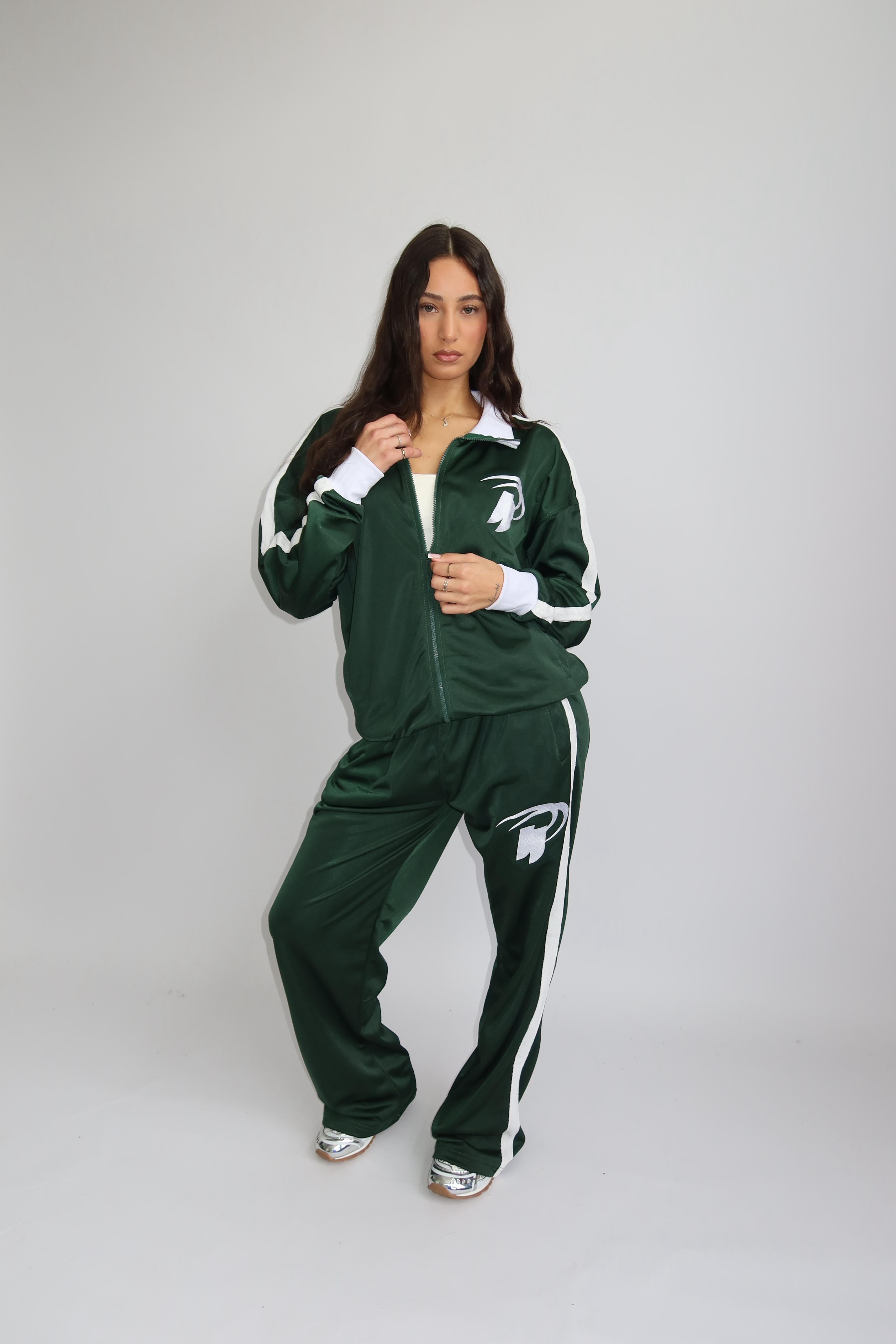 PREMIUM PRIORITY STRIPED TRACKSUIT GREEN