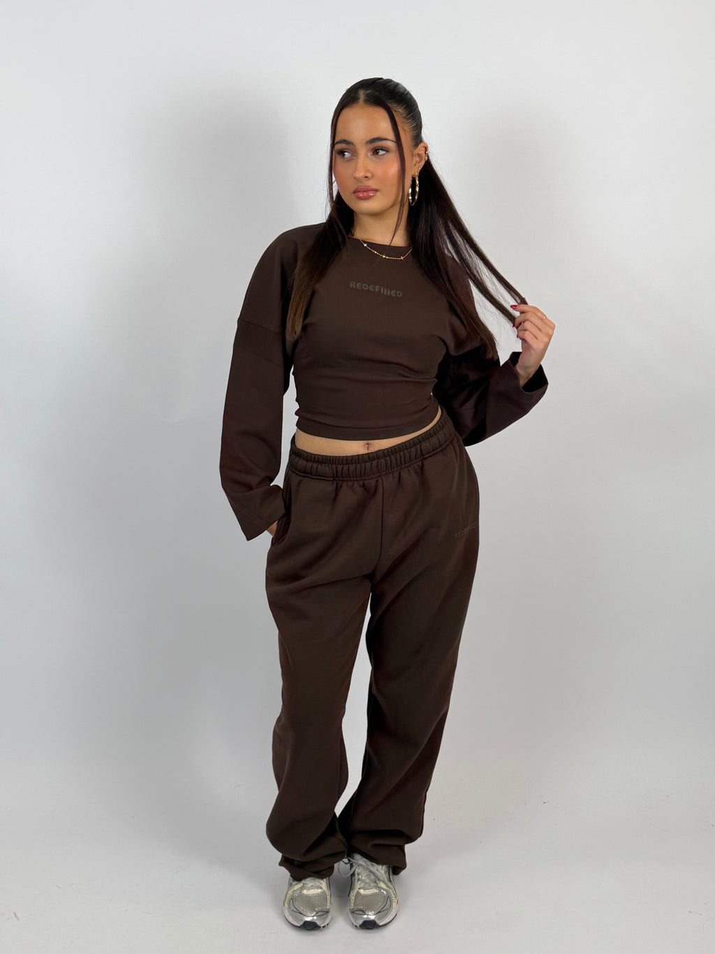 SNATCH SWEAT LONGSLEEVE CHOCO