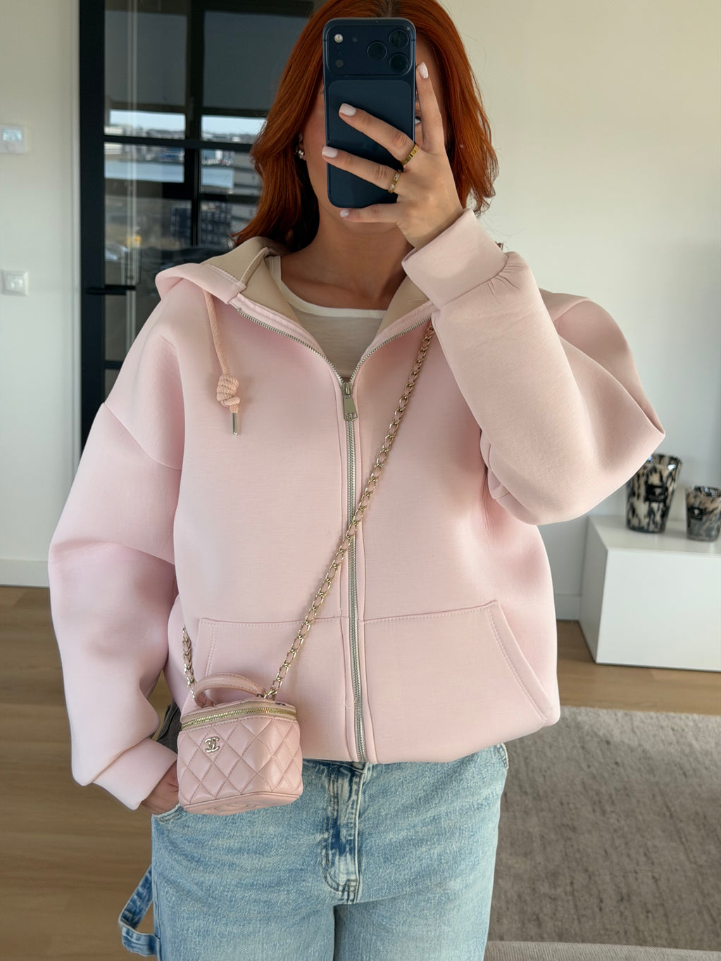 SCUBA ZIP UP PINK