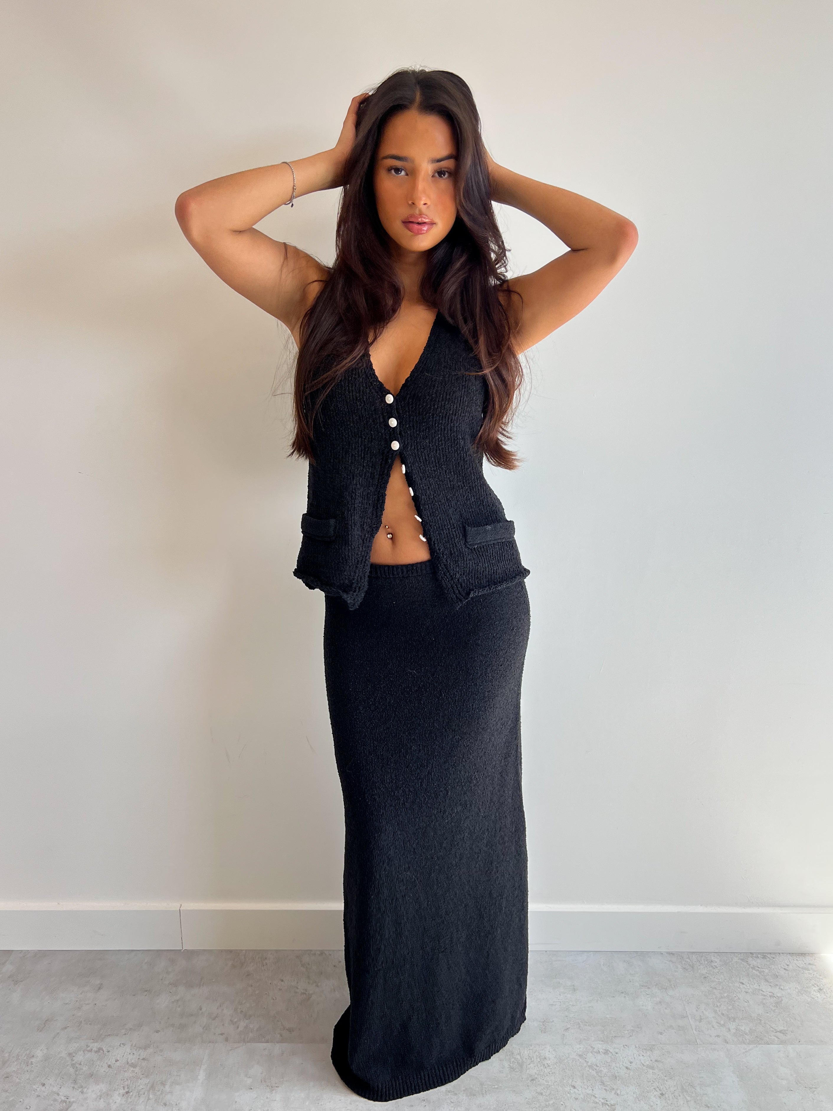 COCO CROCHET SET BLACK