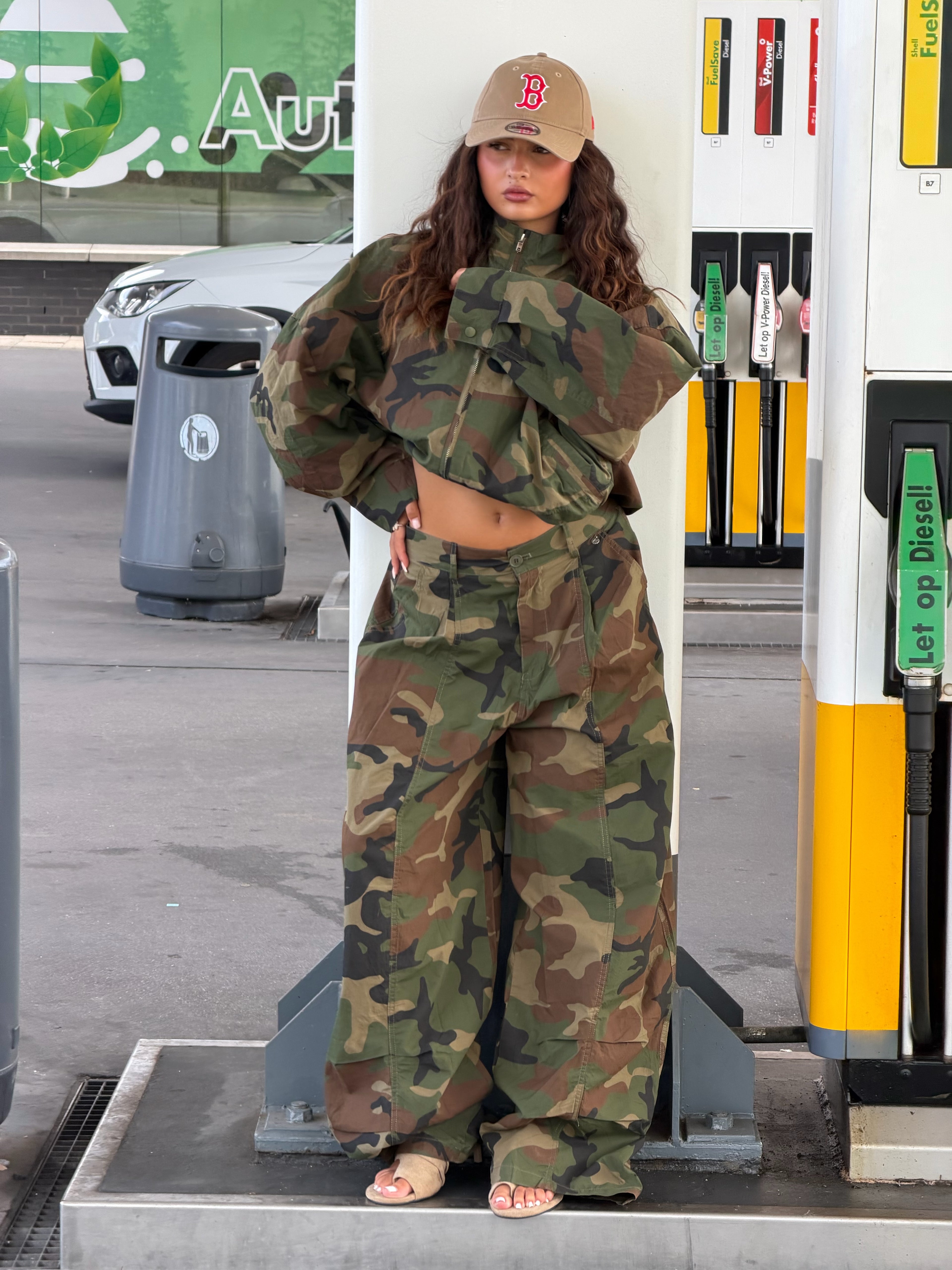 CAMO WINDBREAKER PANTS