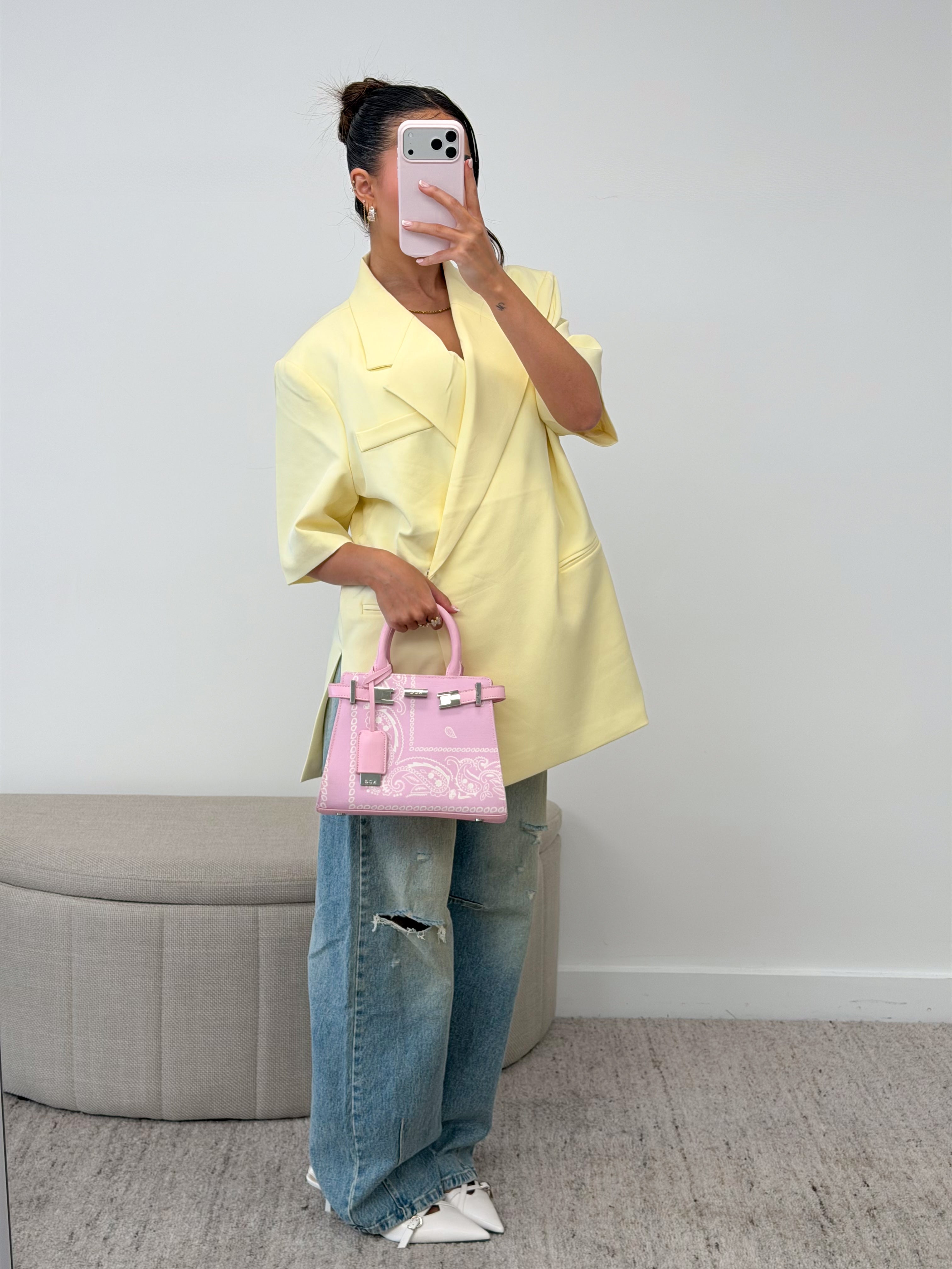 SUMMER BLAZER BUTTER YELLOW