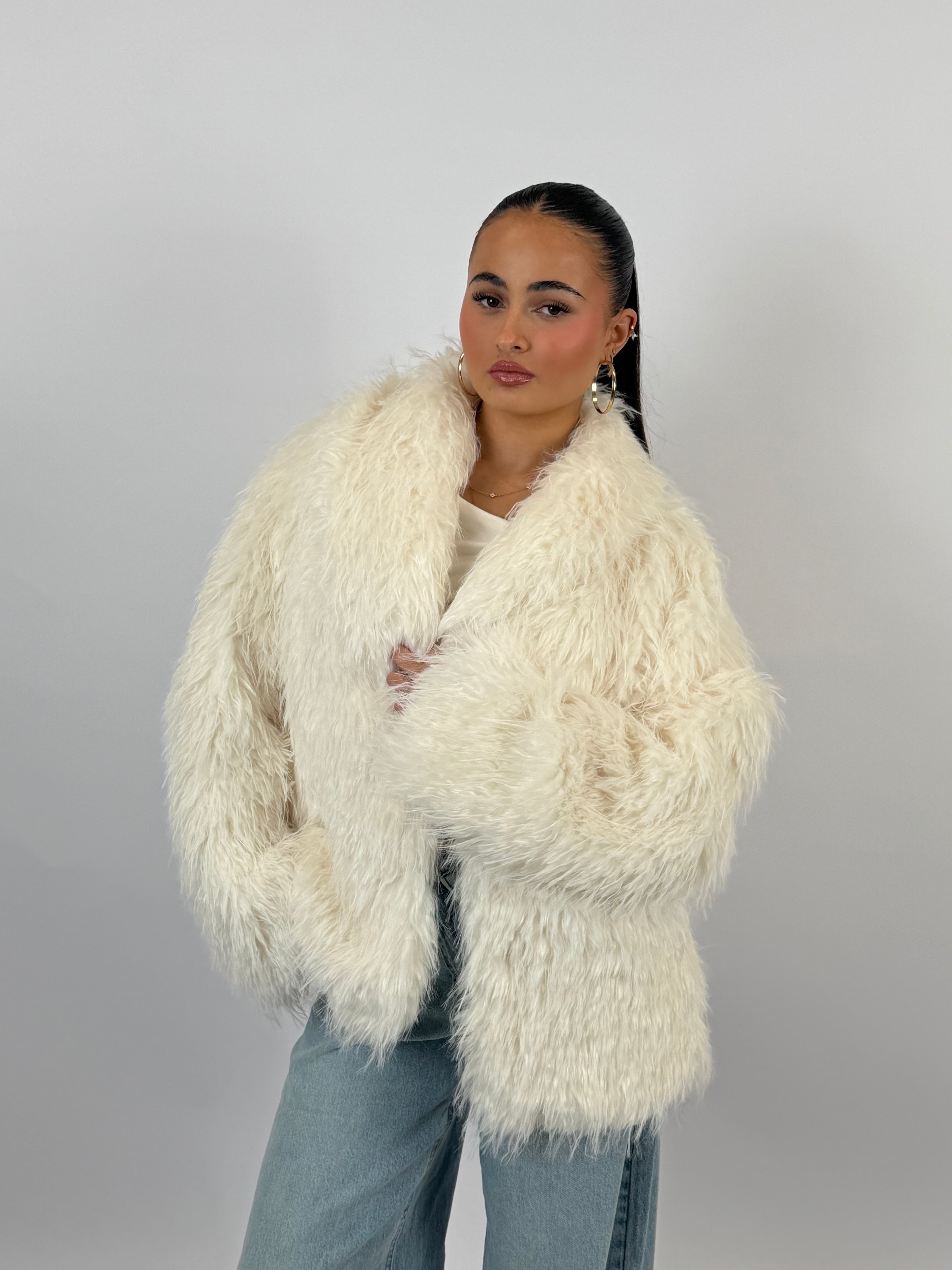 FLUFFY COAT CREAM