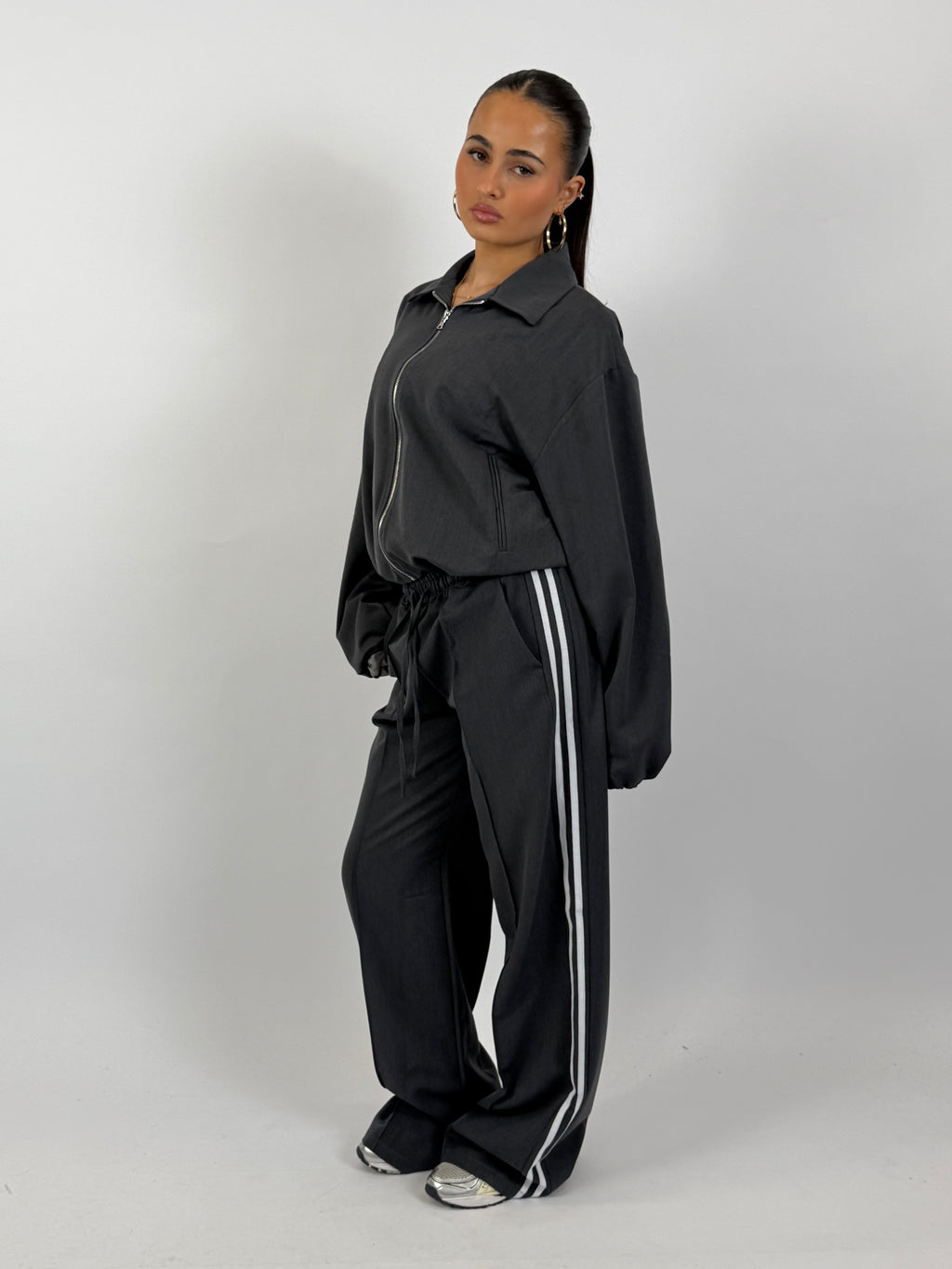 SUIT BOMBER GREY