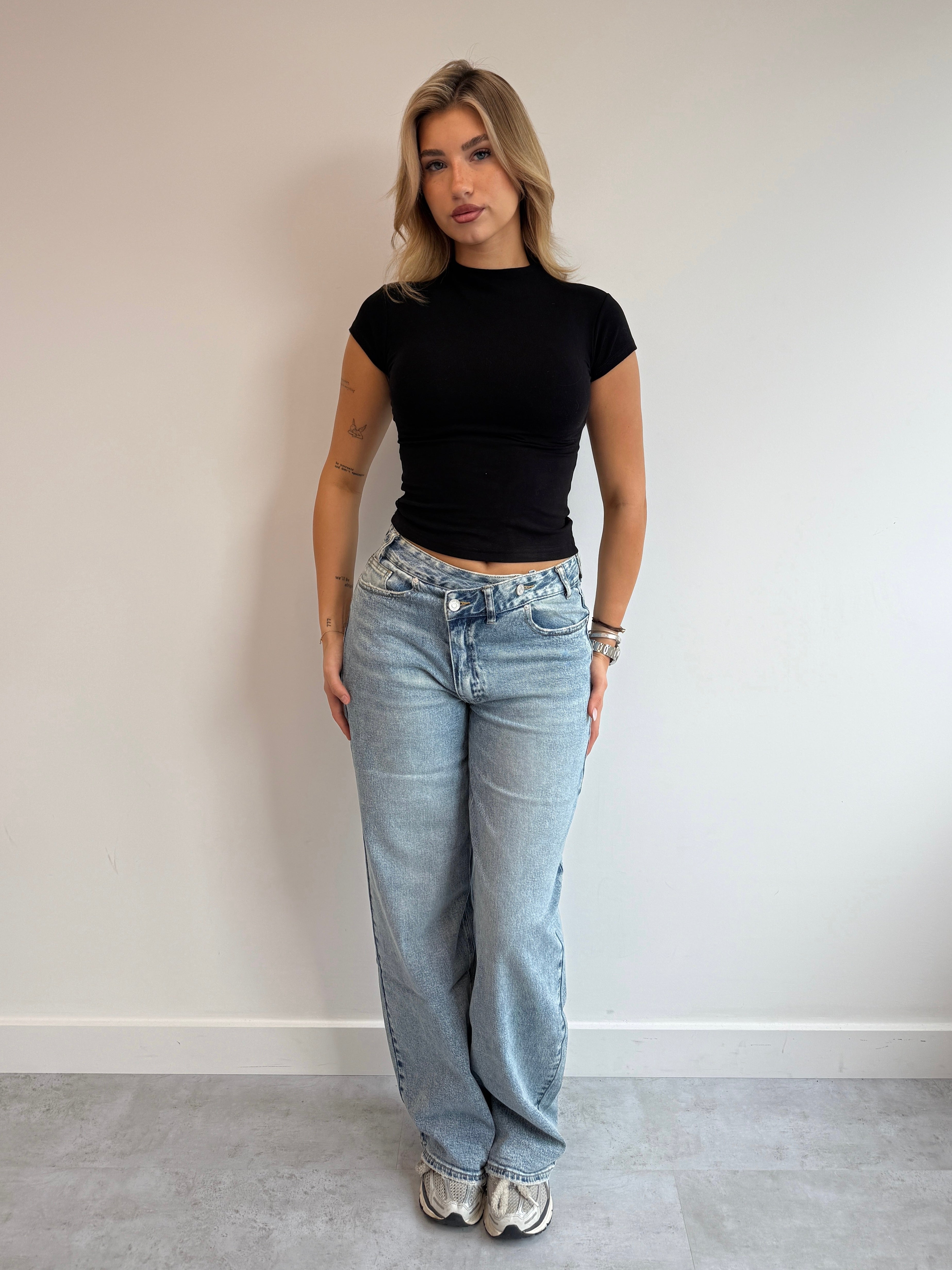 CROSS WAIST STRETCH JEANS 2.0