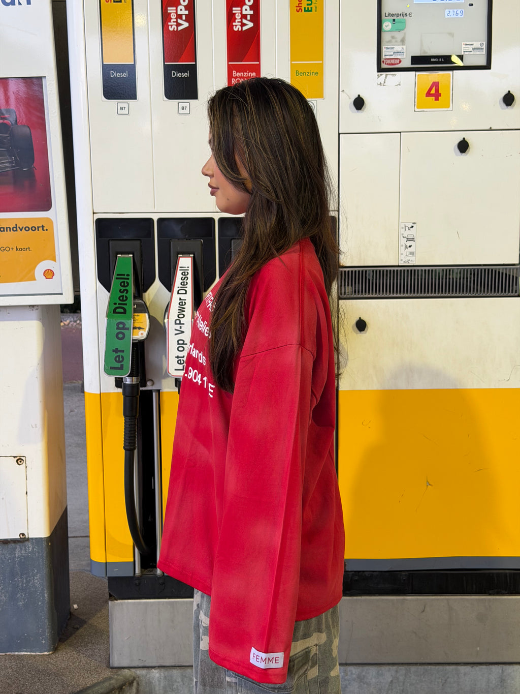 FEMME ATELIER LONGSLEEVE RED/WHITE