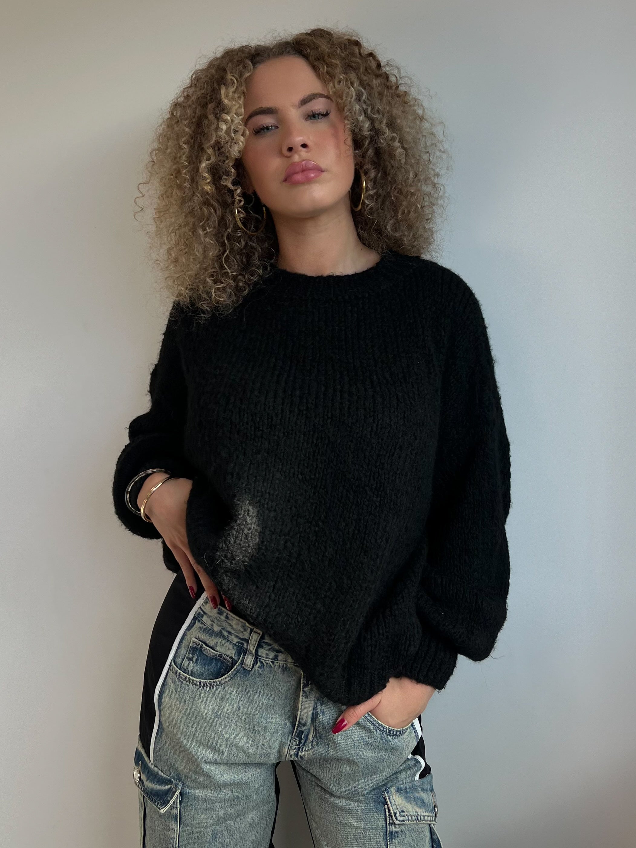 BIG WOOL KNIT BLACK 2.0