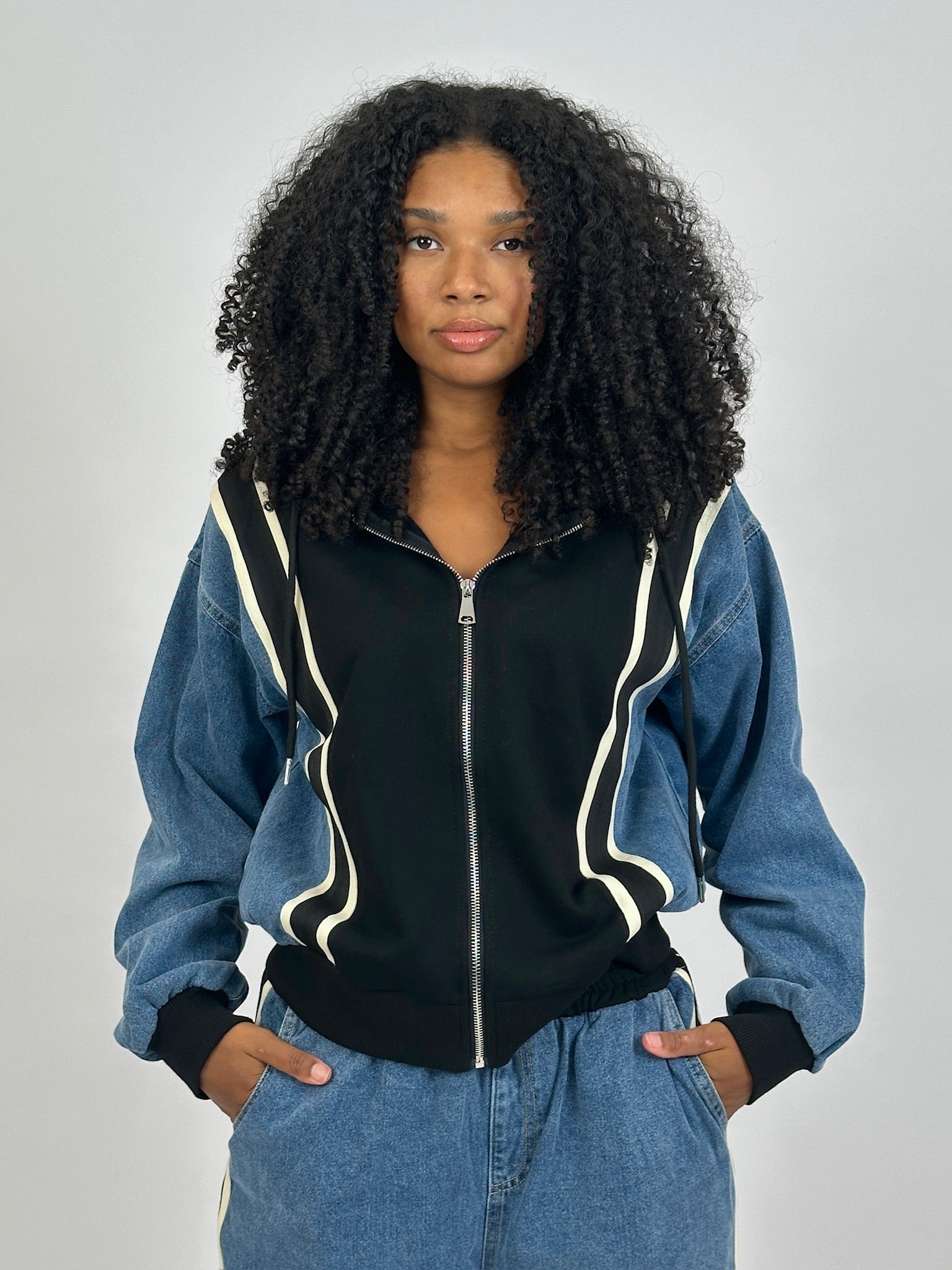 DENIM TRACKSUIT JOGGER