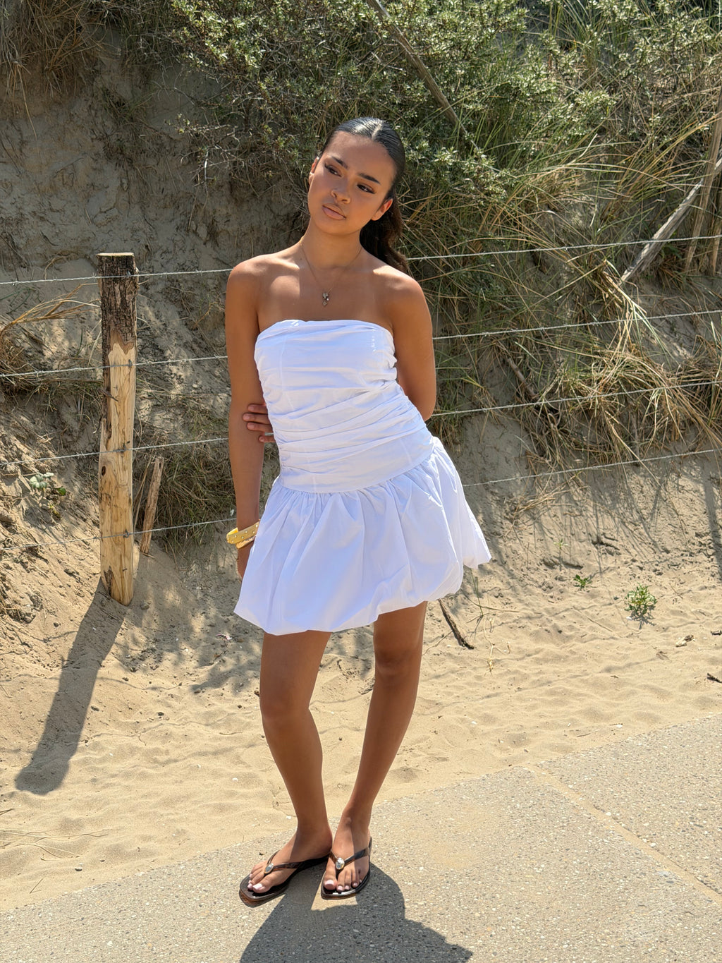 JAIMY DRESS WHITE
