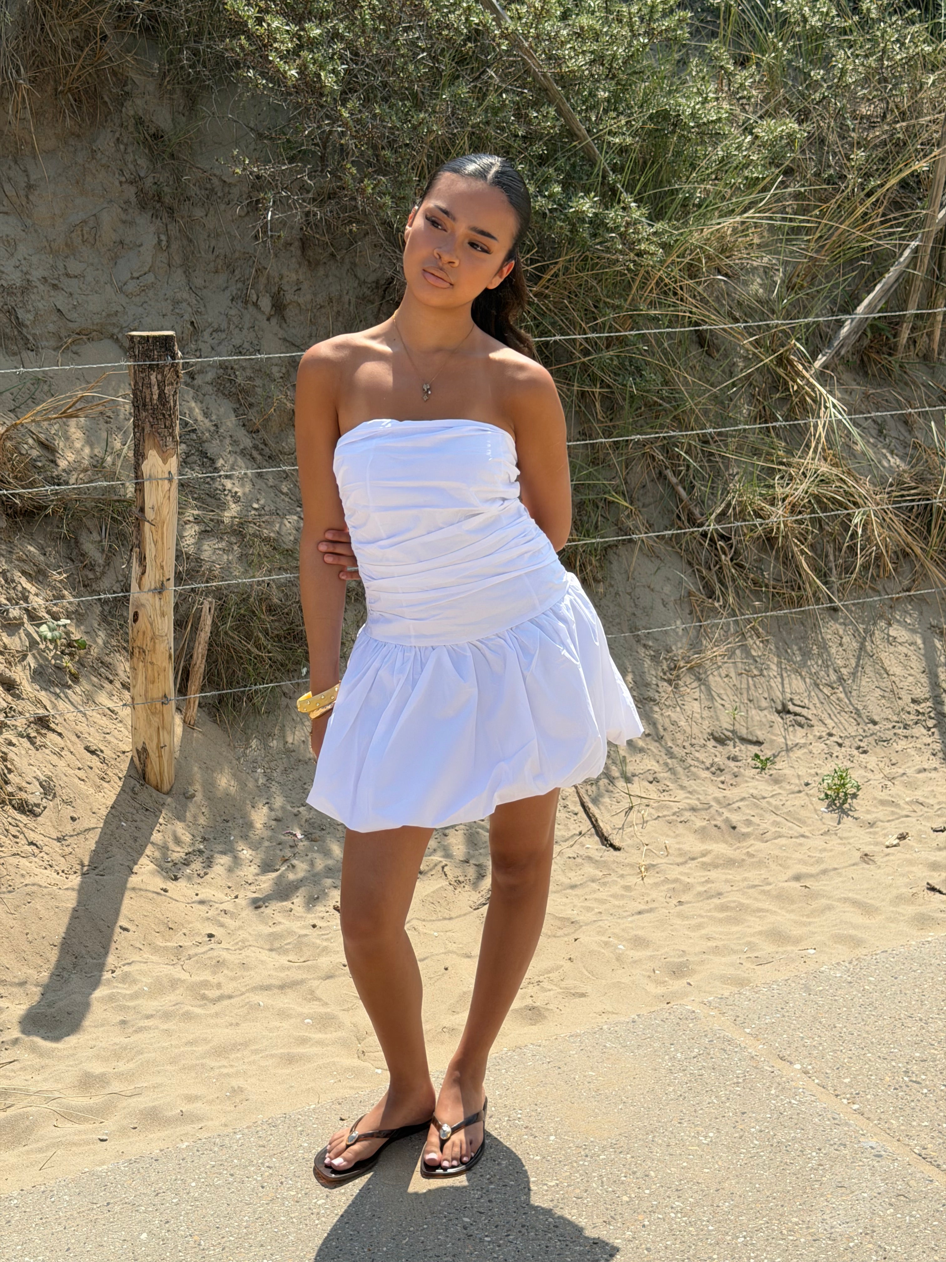 JAIMY DRESS WHITE