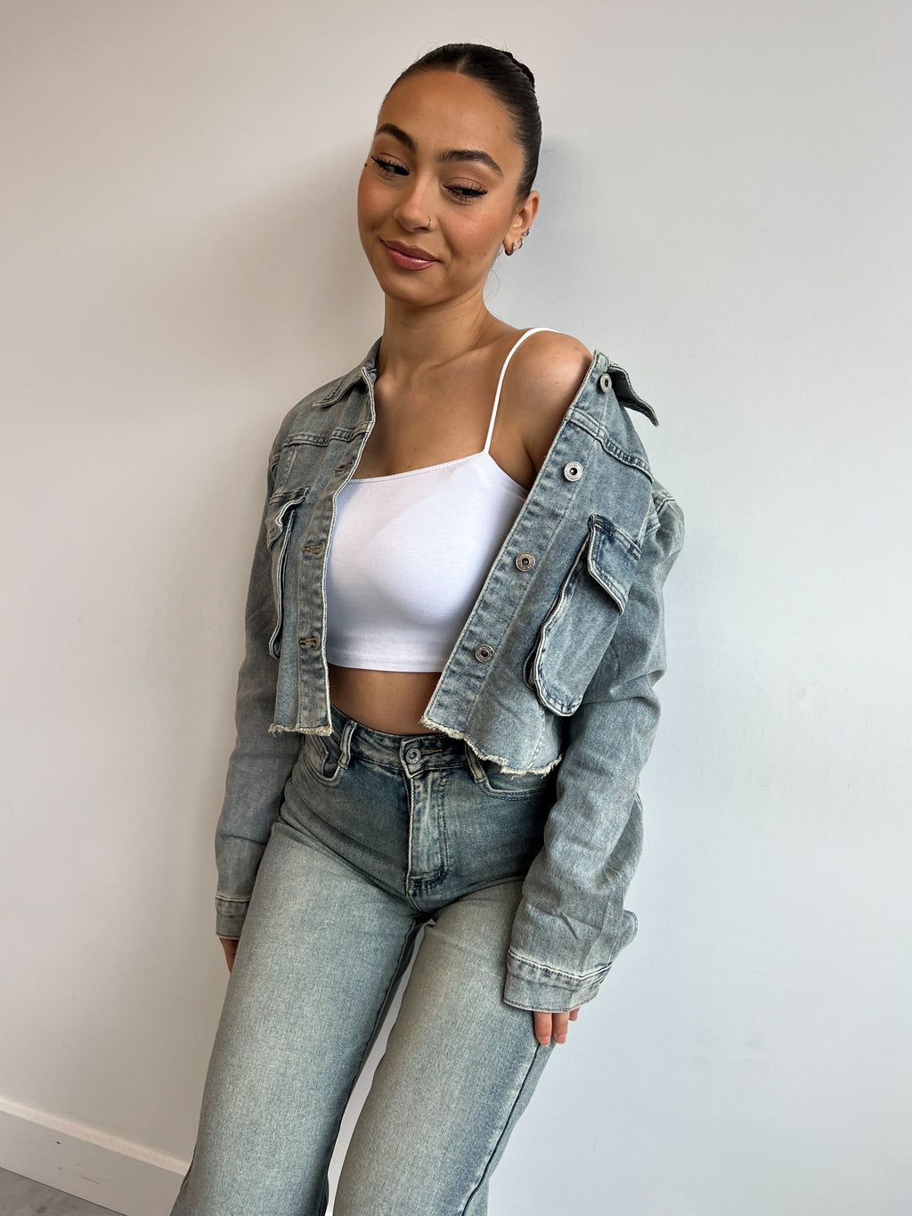 VINTAGE WASH DENIM JACKET