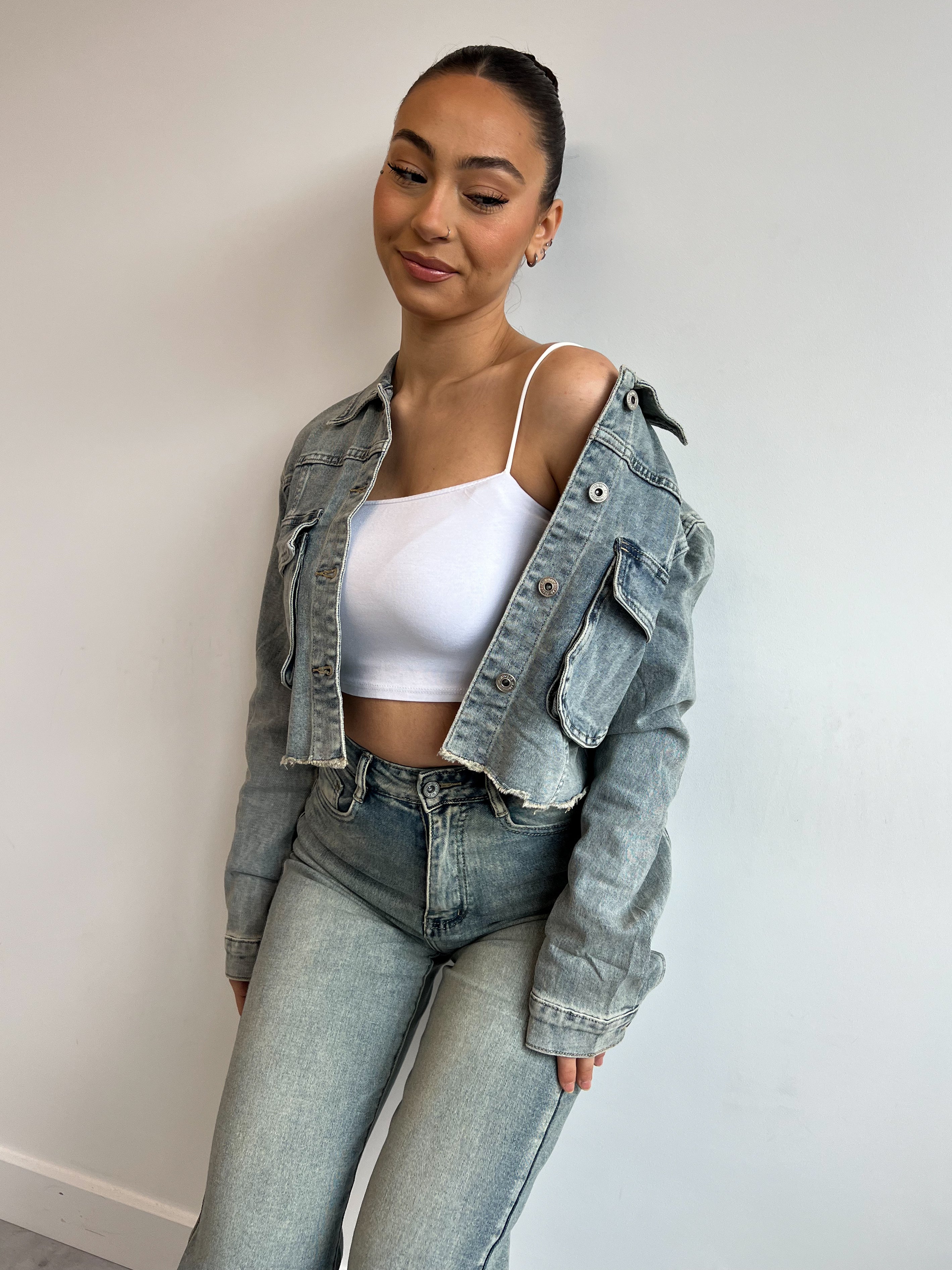 VINTAGE WASH DENIM JACKET