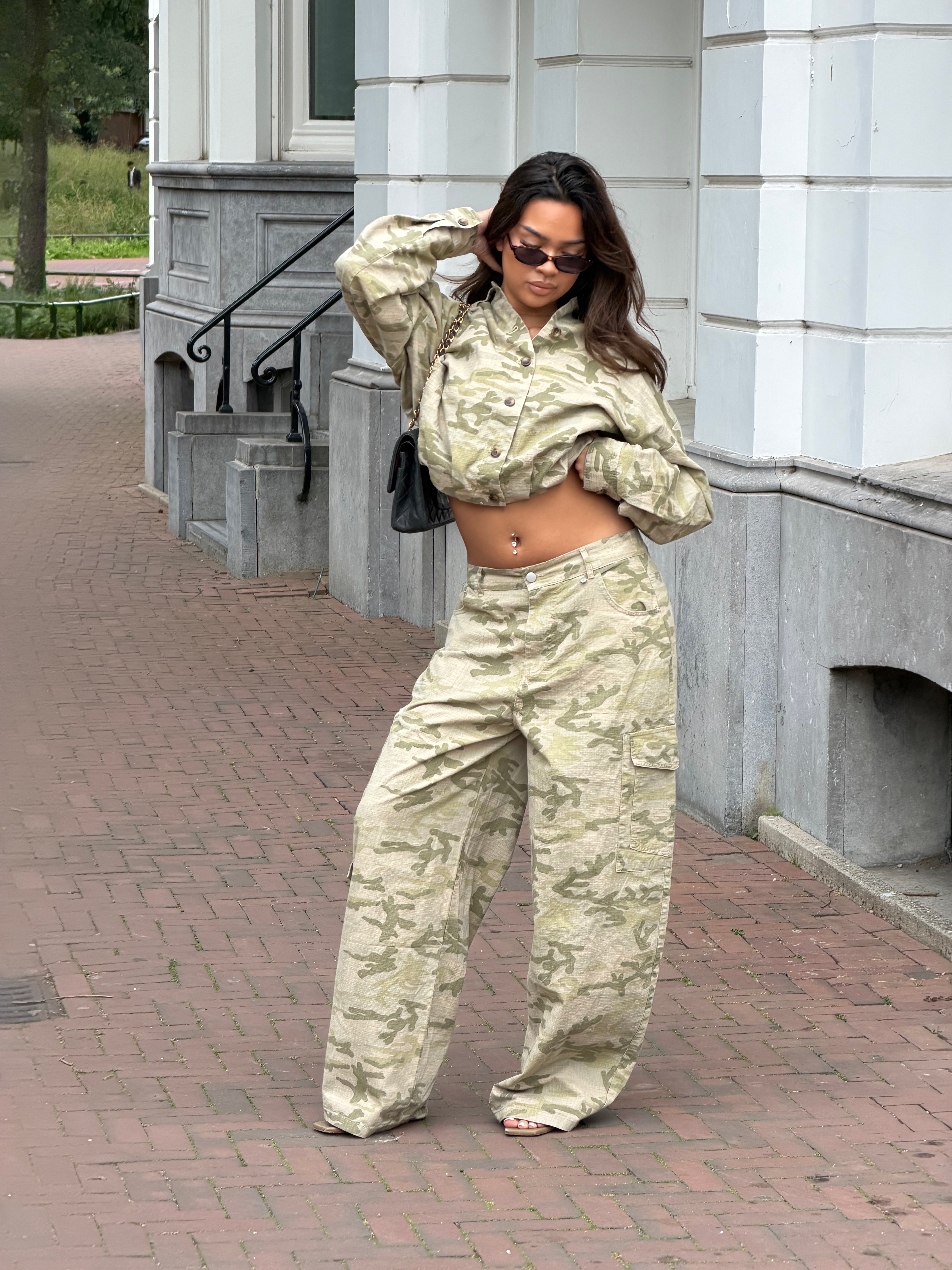 CAMO WASHED CARGO BEIGE TALL