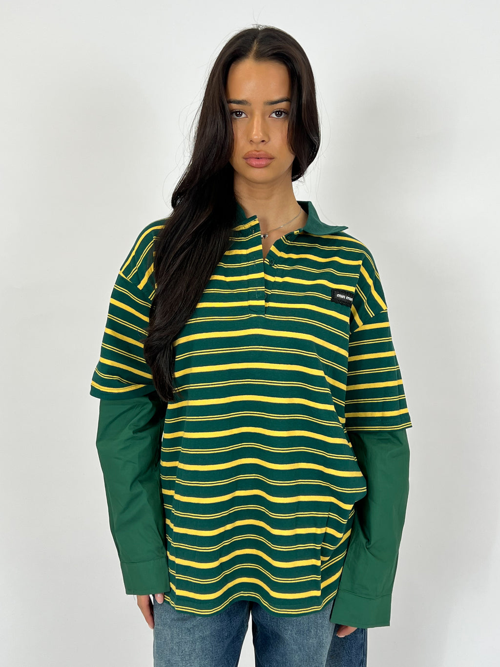 MIMI INSPIRED SHIRT LONGSLEEVE BRAZIL COLOURS