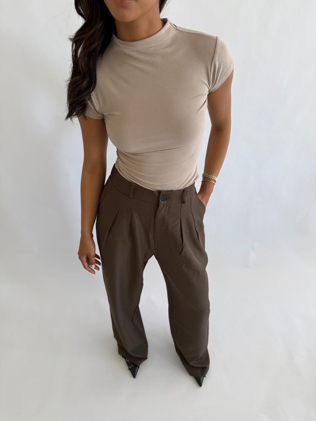PREMIUM TALL PANTALON BROWN