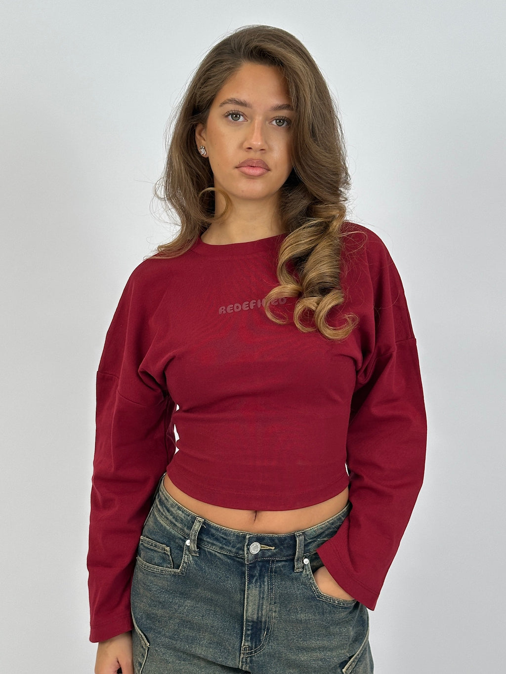 SNATCH SWEAT LONGSLEEVE RED
