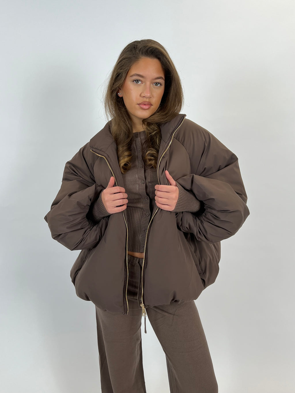 PUFFY DAWN JACKET TAUPE