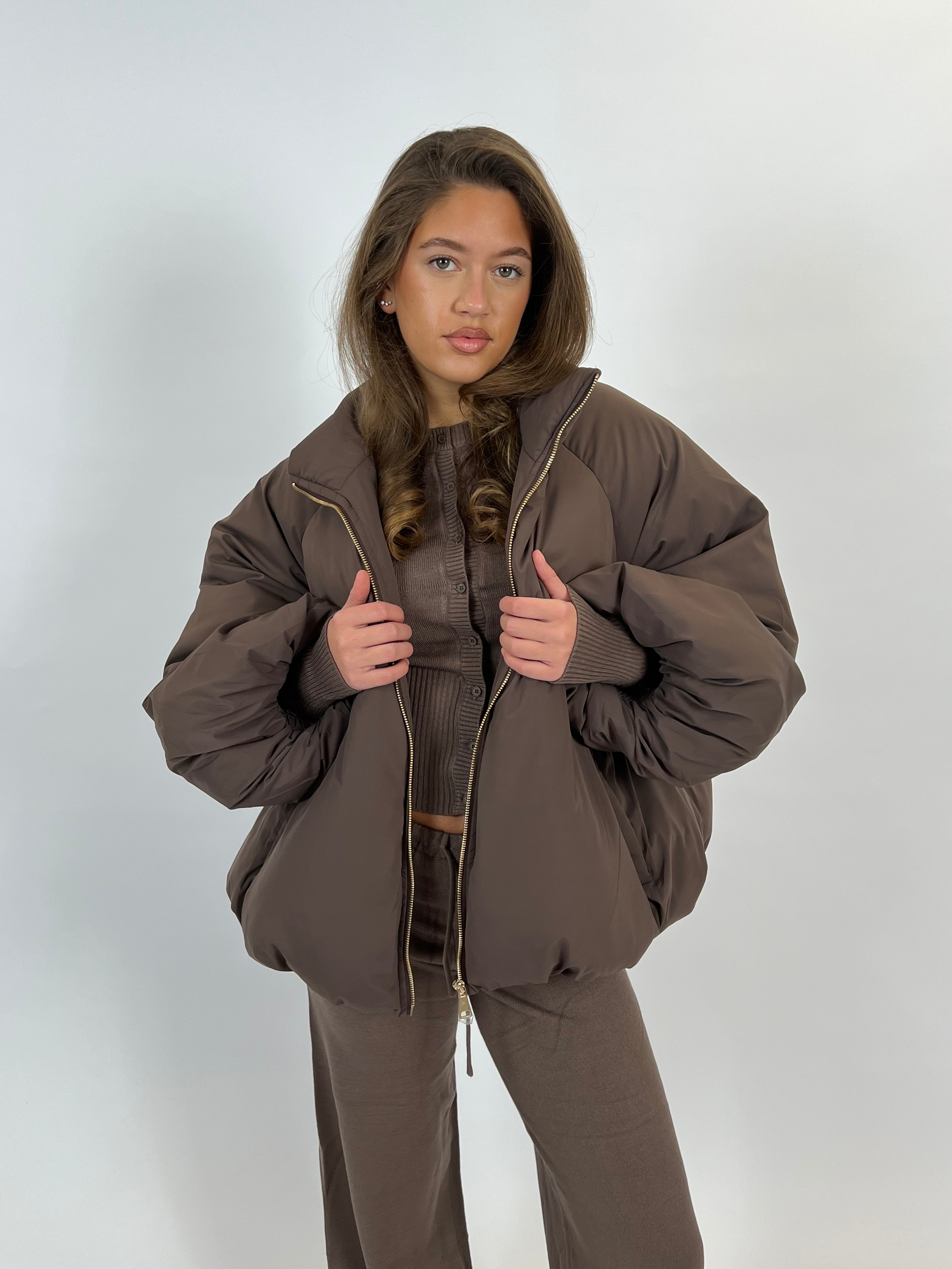PUFFY DAWN JACKET TAUPE