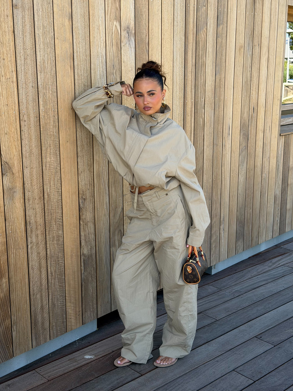 SAFAE BOMBER BEIGE