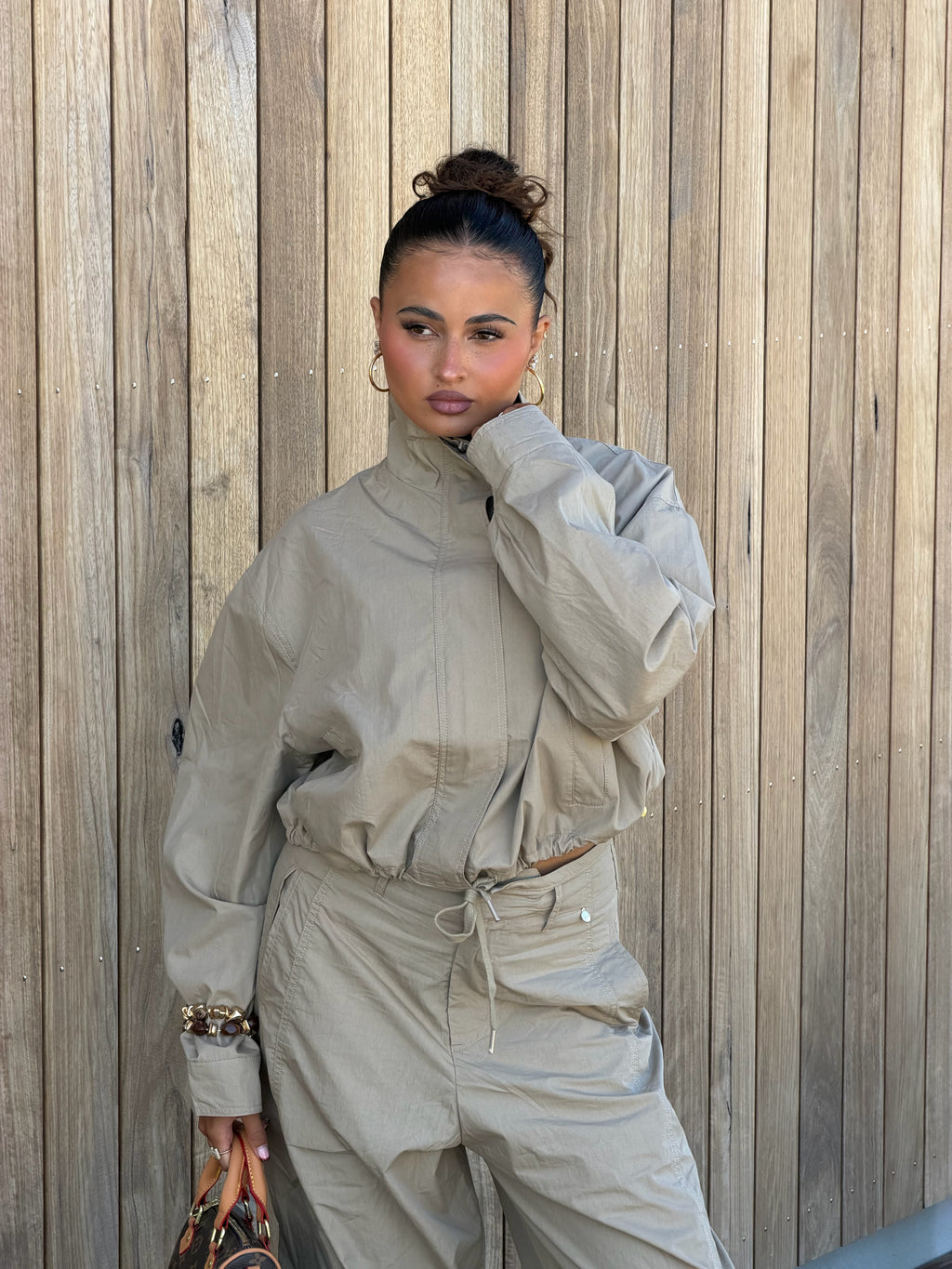 SAFAE BOMBER BEIGE