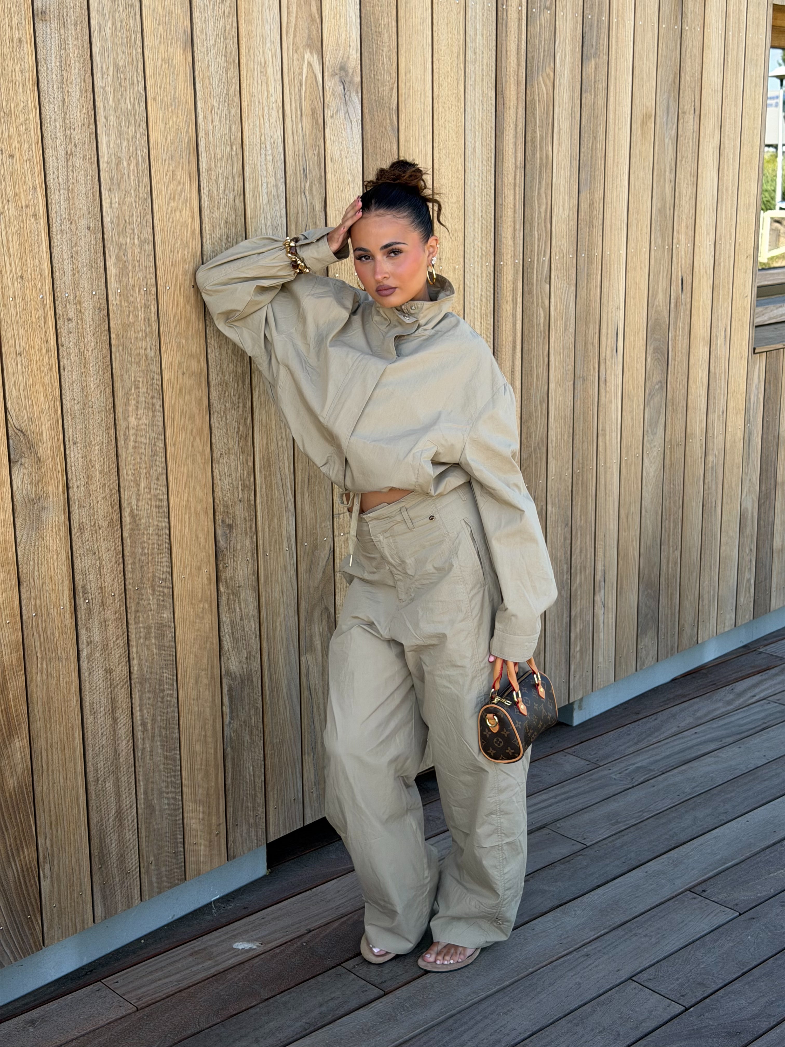 SAFAE BOMBER BEIGE