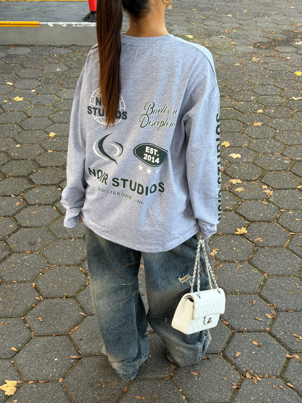 NOIR LONGSLEEVE GRIJS