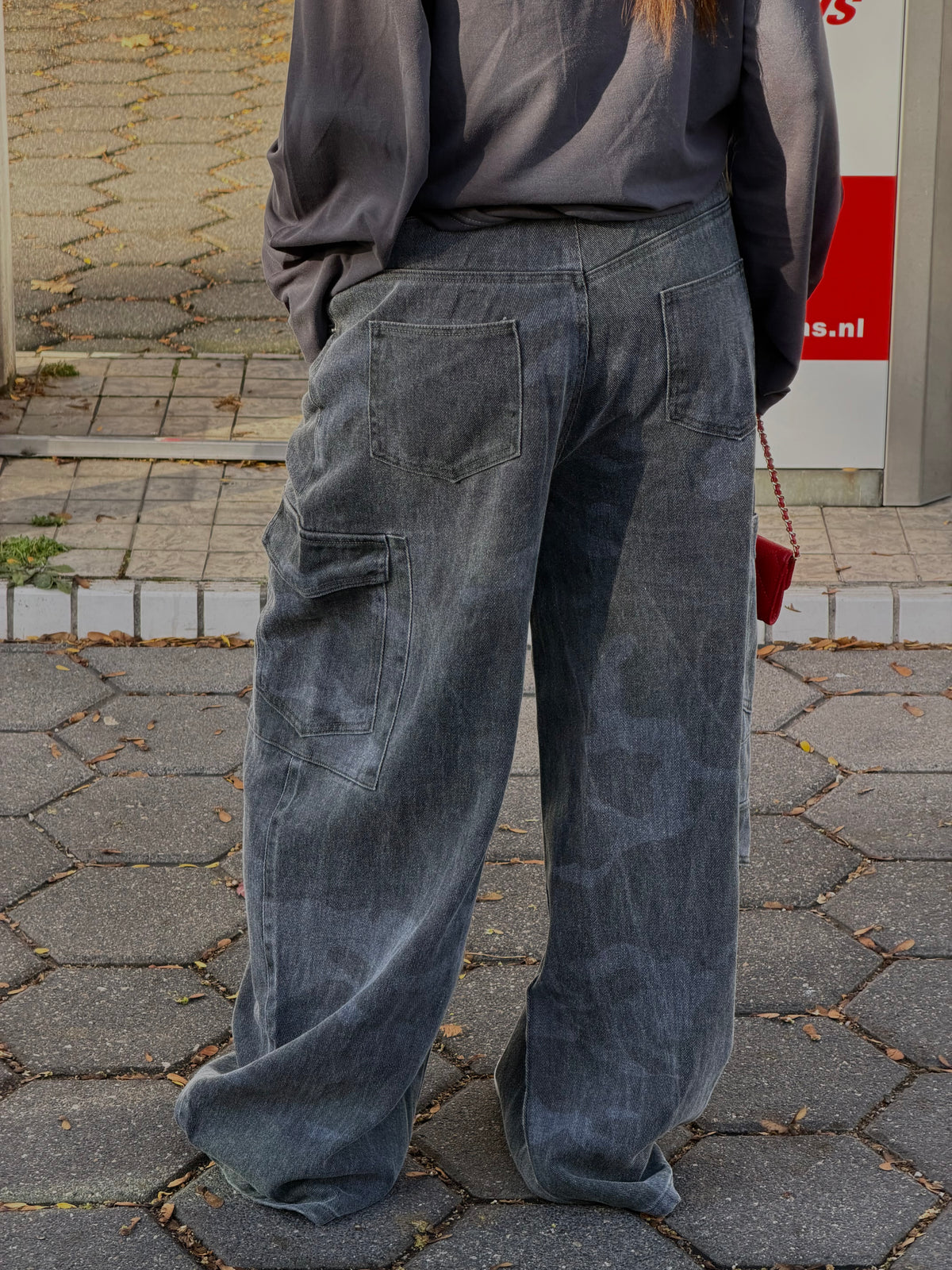 THE PERFECT WASHED ARMY CARGO GREY