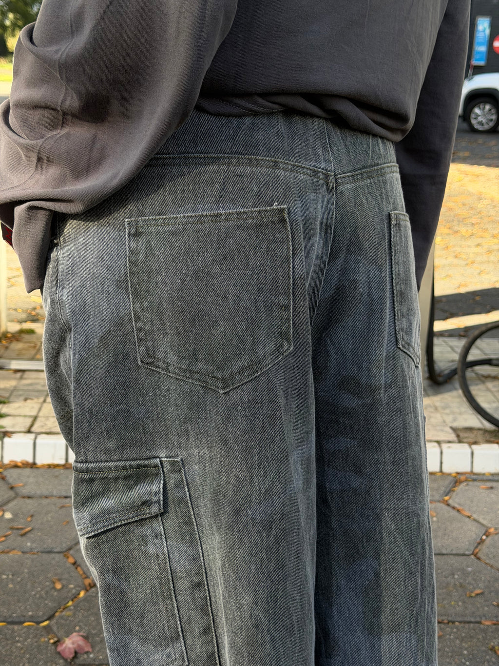 THE PERFECT WASHED ARMY CARGO GREY