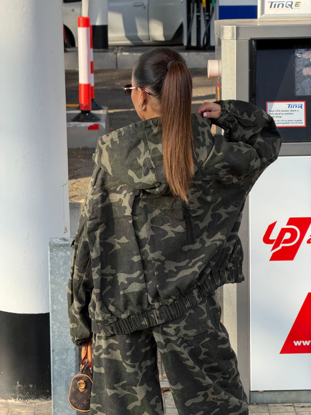 DE CAMO SET MET CAPUCHON