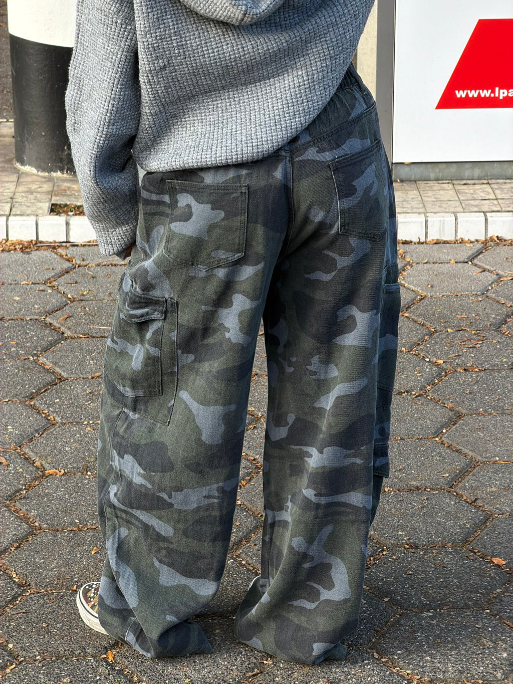 THE PERFECT WASHED ARMY CARGO BLUE