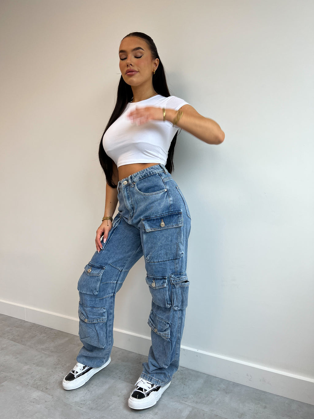 ATTICO INSPIRED MULTI POCKET CARGO