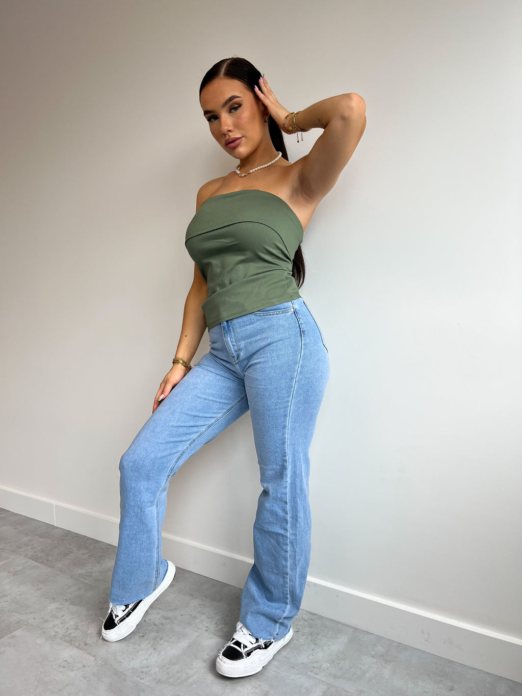 BASIC BLUE WIDE LEG 2033