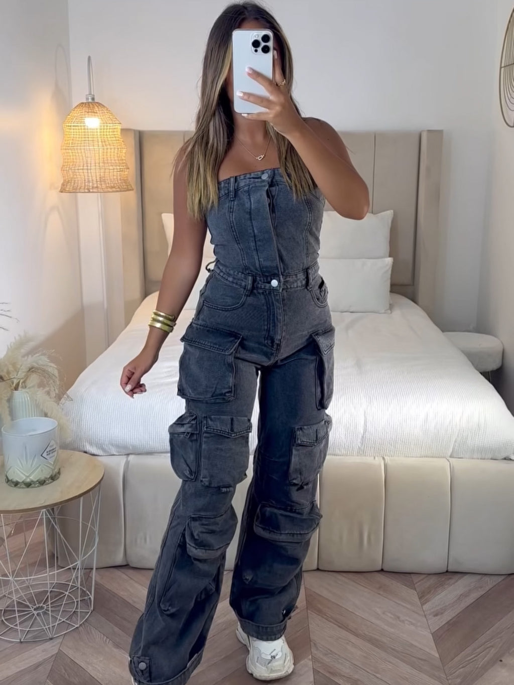 ATTICO INSPIRED JUMPSUIT GREY