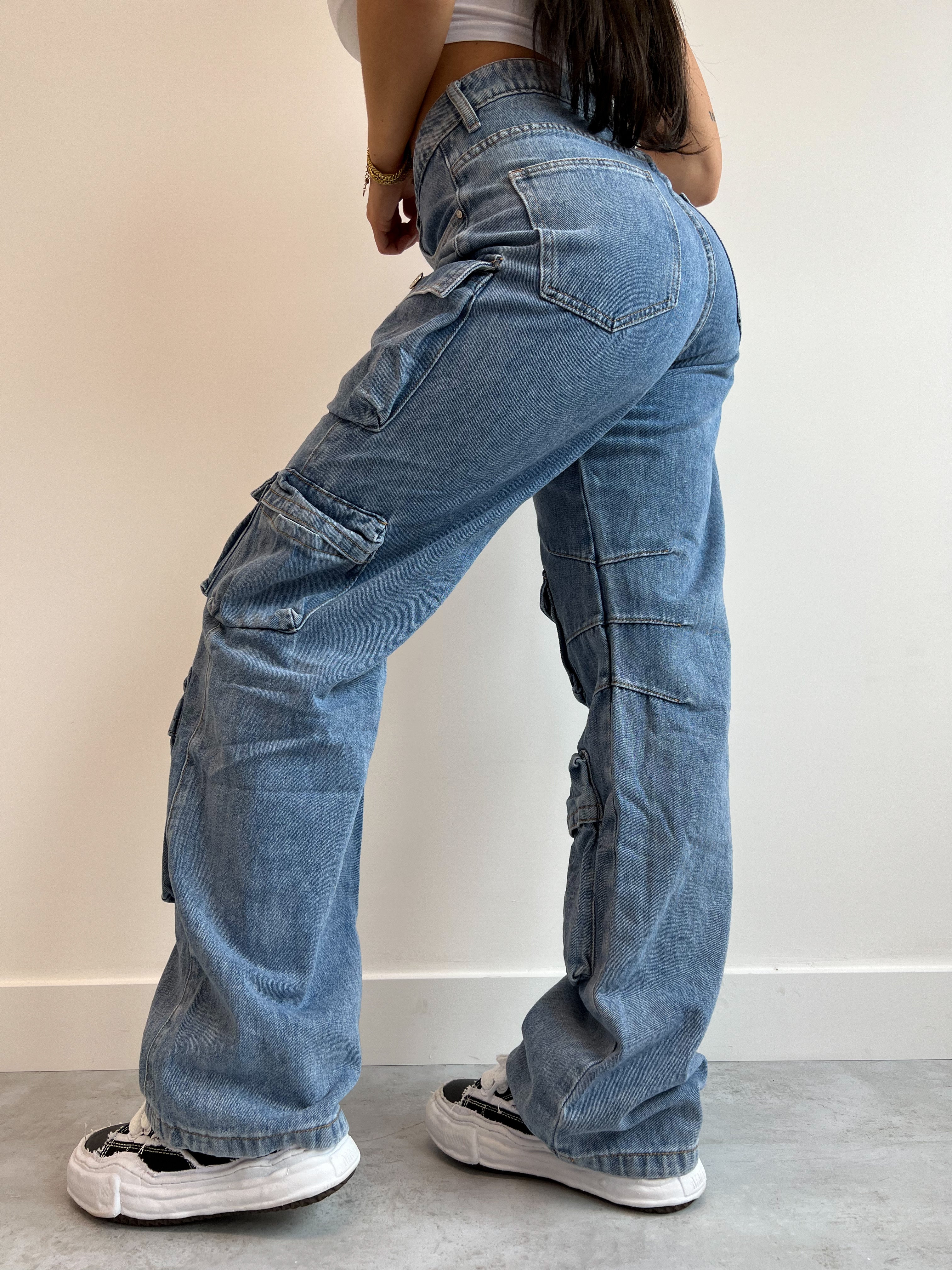 ATTICO INSPIRED MULTI POCKET CARGO