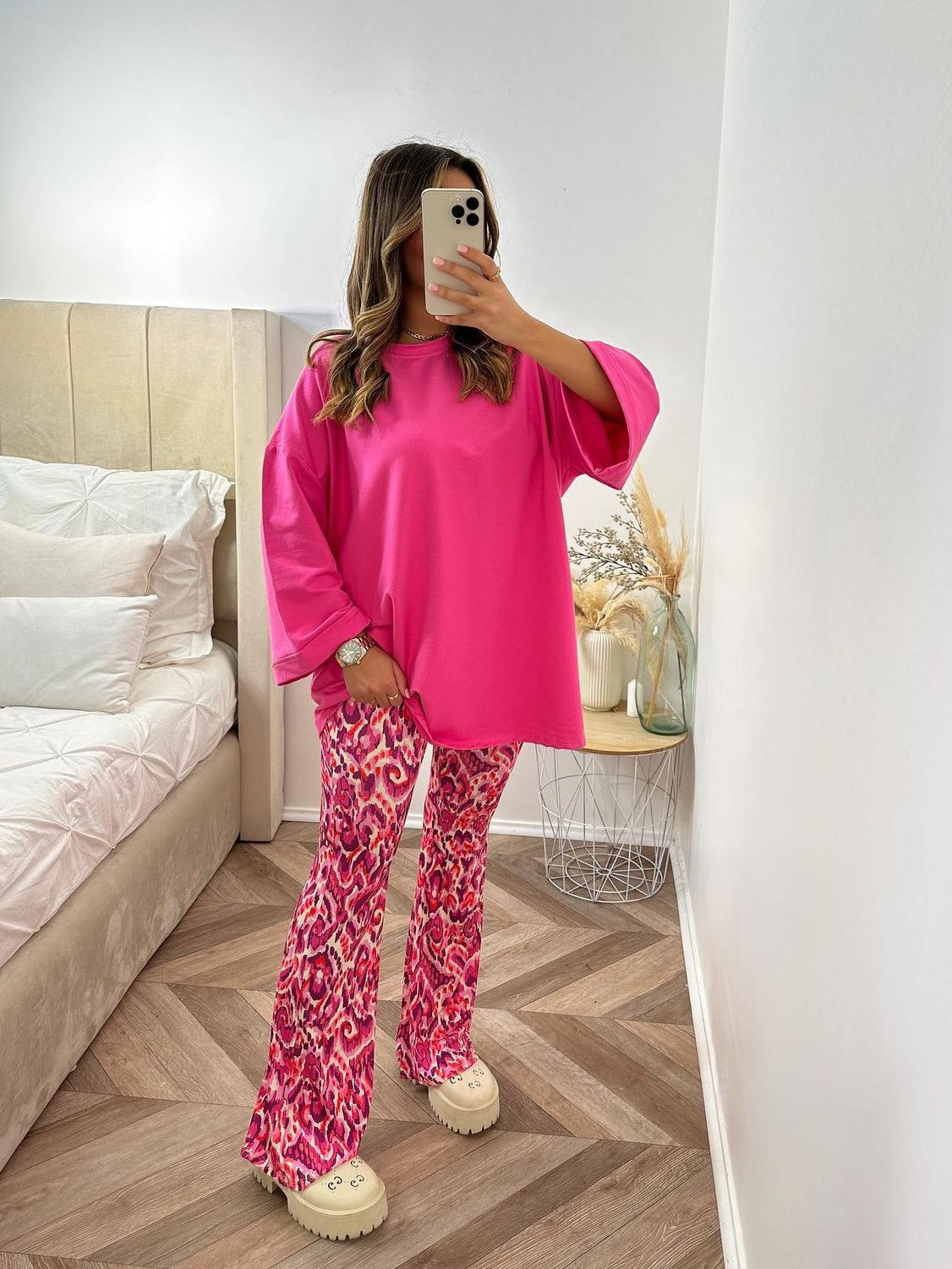 OVERSIZED TEE FUCHSIA