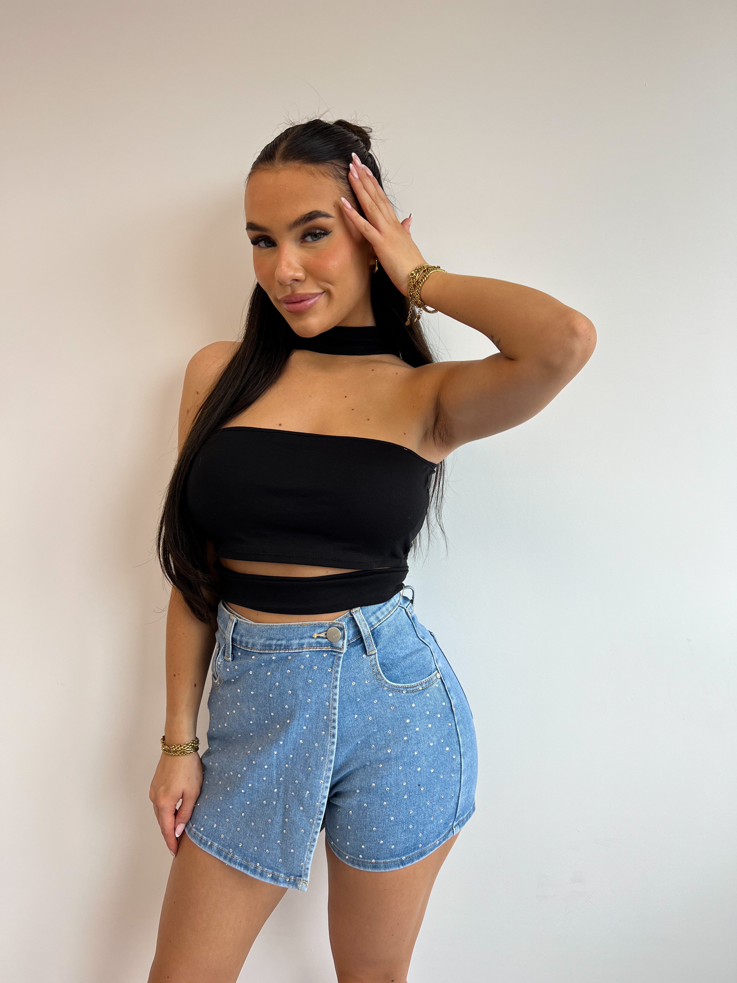 EXCLUSIVE STRETCH DIAMOND SKORT