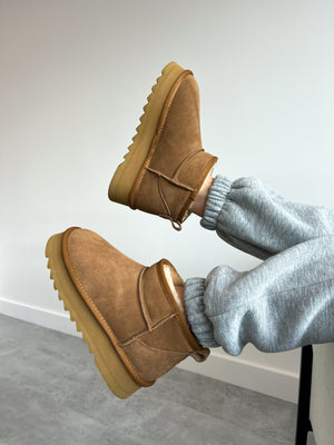 ULTRA MINI INSPIRED BOOTS CHESTNUT